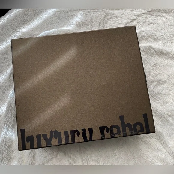 Black Luxury Rebel Wedge Booties - Picture 4 of 15